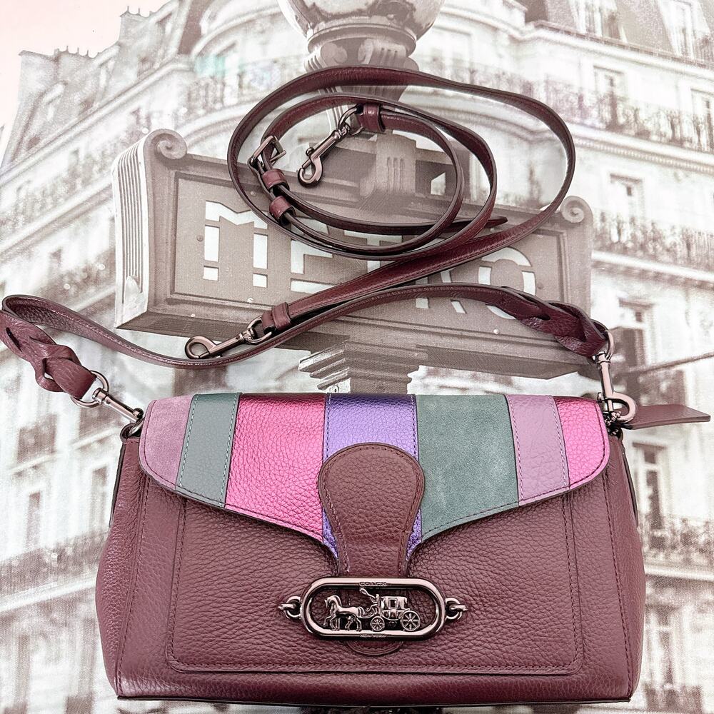 Coach 91095 Jade Shoulder Bag with Piecing